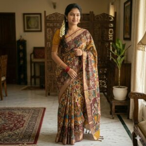 Georgette Flower Saree